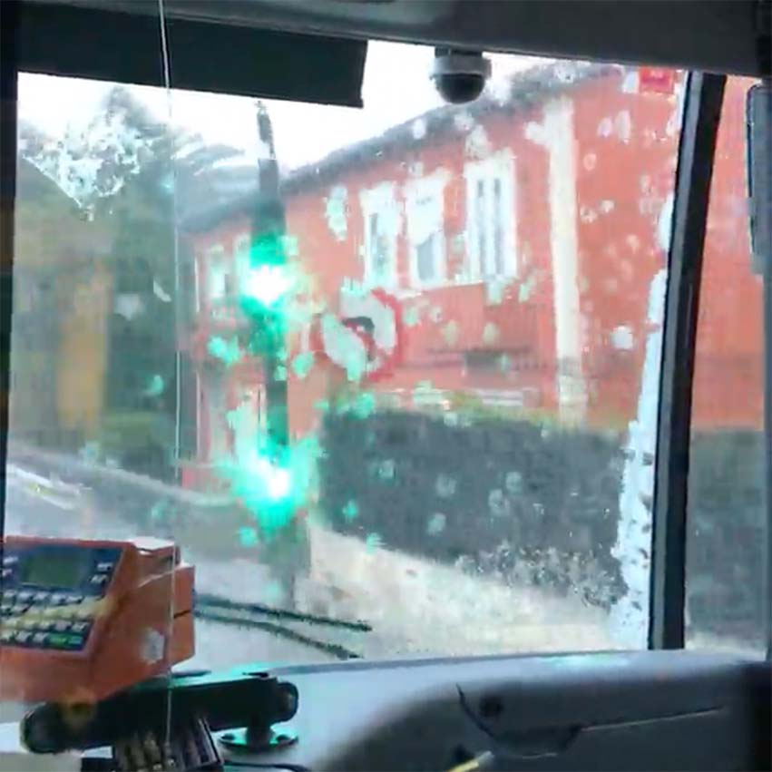 Tag 1 – Ankunft bei Schneesturm