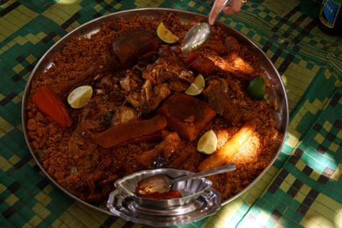 Senegalesisches Essen in den spanisch-galizischen Bergen​