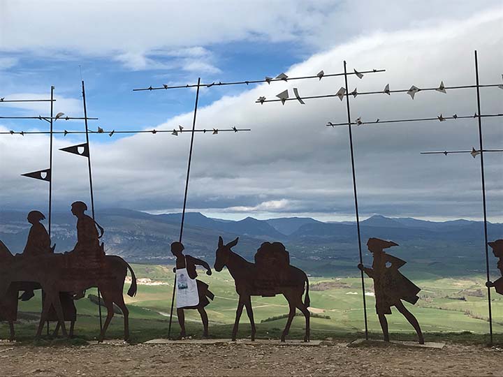 Berg in Spanien am Jakobsweg